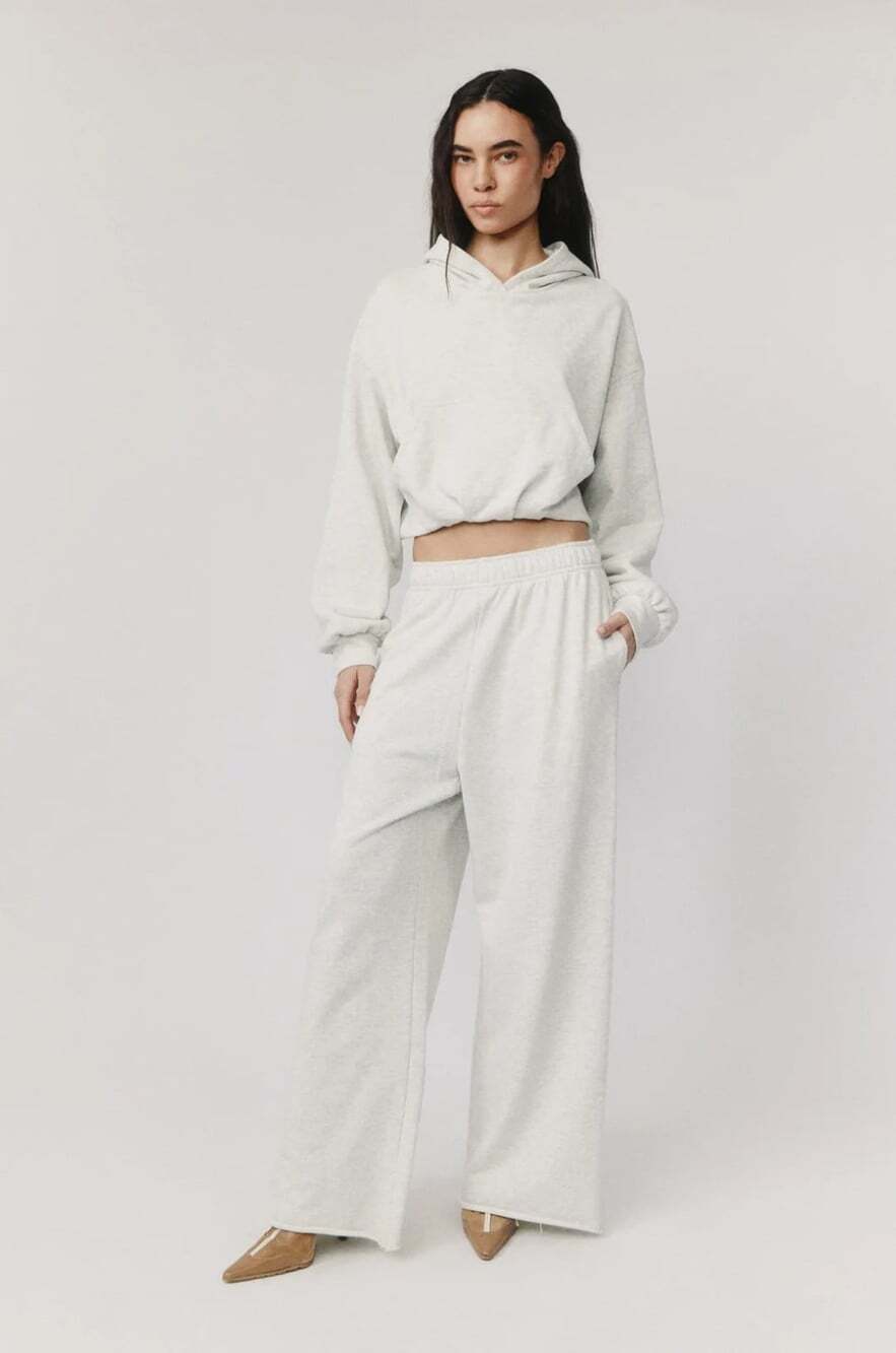 WITH JEAN The Tommy Track Pant Size S White S Streetwear Cool Girl Oversize